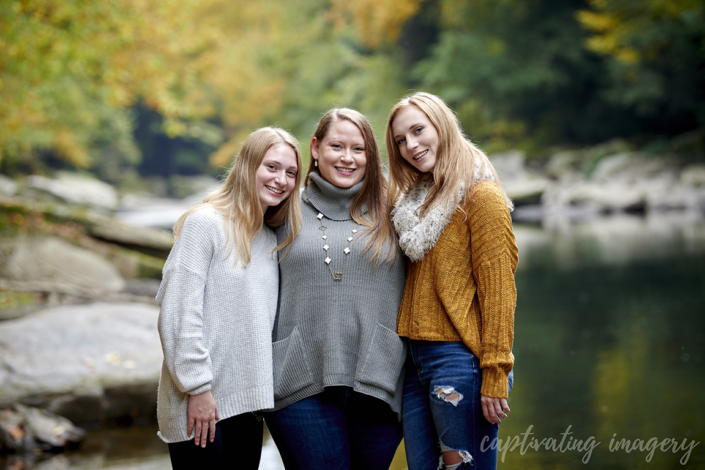 Mom with daughters