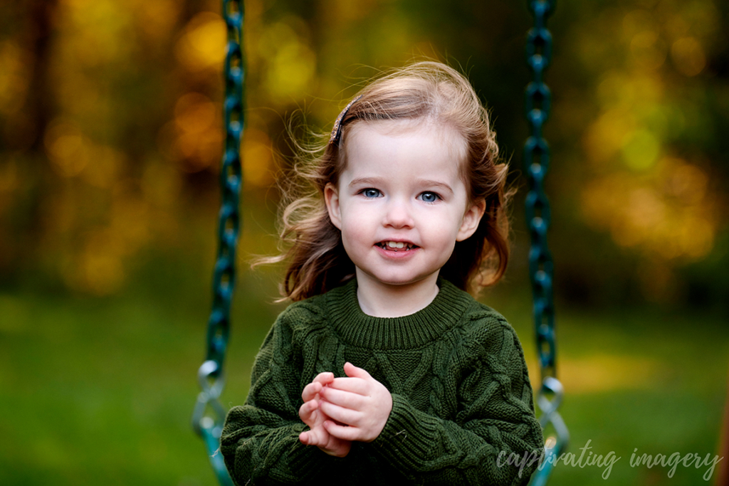 girl on swing