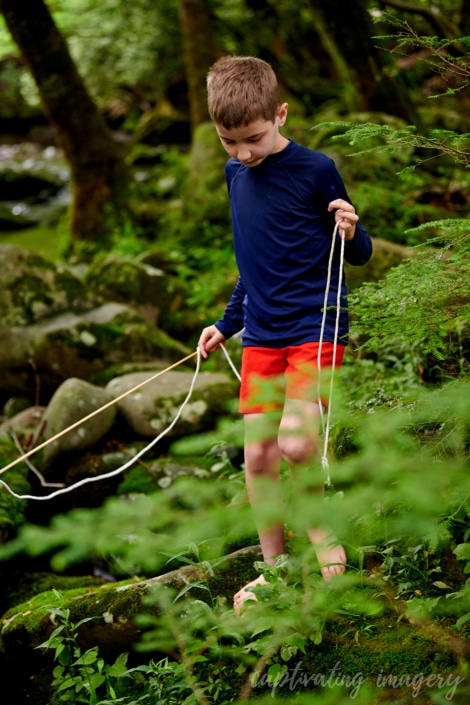 boy with fishing rod