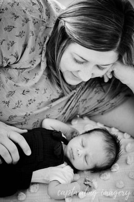 Mama and baby - Cranberry Newborn Session