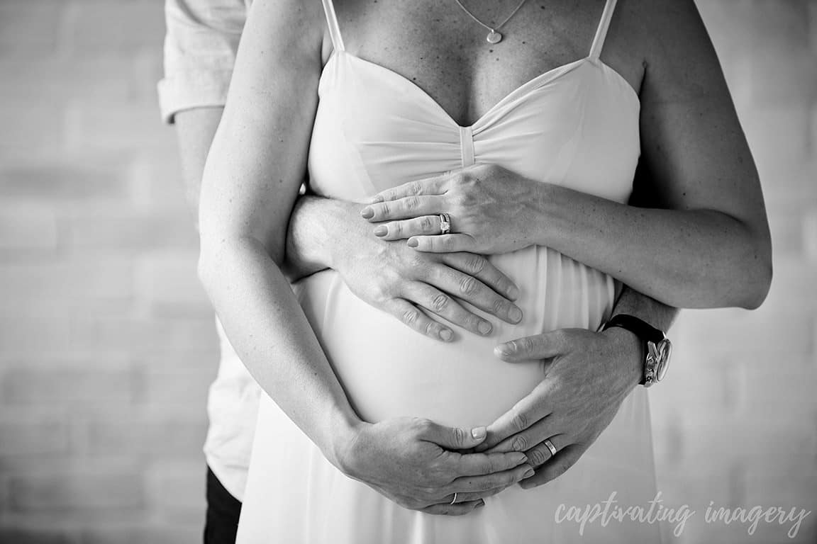 baby bump photos - Cranberry Studio On-Location Maternity Session