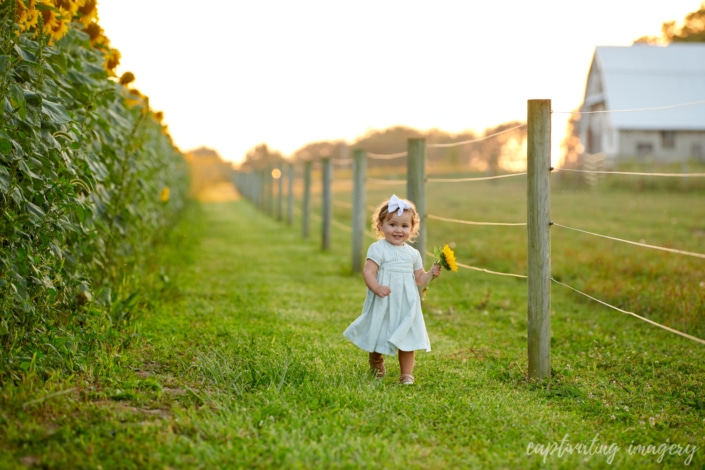 childrens portraits Cranberry - Now booking sunflower sessions for a limited time