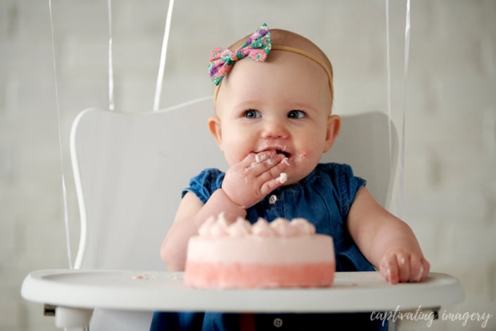 first birthday photographer - First Birthday Cake Smash and Bubble Bath