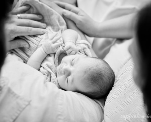 from the parents view - Studio Newborn Family Session